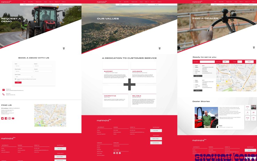 Mahindra South Africa website